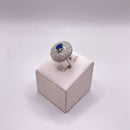 Anello con zaffiro