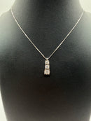 Collana trilogy con diamante