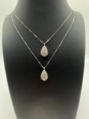 Collana in oro bianco con diamanti