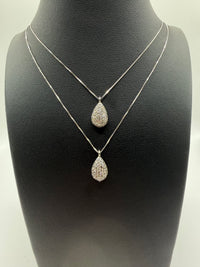 Collana in oro bianco con diamanti